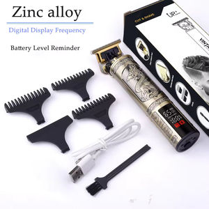 April A1 2023 Hot <b>Style</b> T9 Oil <b>Head</b> Horn Handle Beard Trimmer Men <b>Hair</b> Clippers 7000-9000 RPM 10W Safety - Product Image 4