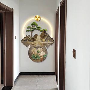 Lámpara LED Decorativa de Acrílico con Pintura de Animales y Naturaleza Muerta, Impresión UV, Decoración de Pared de Porcelana de Cristal Jinshan - Product Image 4