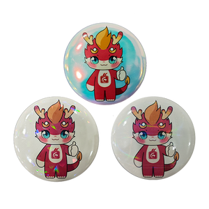 Tùy Chỉnh Vòng Pin Huy Hiệu Quảng Trường Nút Huy Hiệu Tin Trống 44Mm 58Mm Kim Loại In Lưới Tinplate Hình Dạng Ngôi Sao Nút Phù Hiệu Tin Nhấp Nháy - Product Image 1