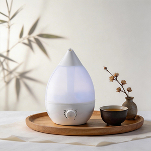 Humidificateur ultrasonique en plastique, diffuseur d'huiles essentielles, aromathérapie, stérilisation, LED à changement de couleur, 3-5L, bureau, hôtel, ultrasonique - Product Image 6