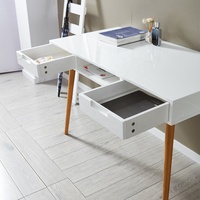Bureau d'ordinateur ou table de jeu moderne blanc pur, modèle 2023, directement de l'usine du vendeur