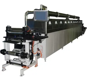 Rolo para rolar máquina de revestimento, grande máquina de revestimento contínua com forno para linha de produção de bateria de íon de lítio/laboratório revestimento mach