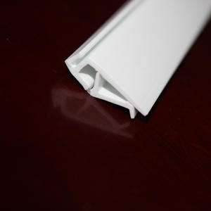 Penyangga Poster Plastik Supermarket dengan Tiang Gantung Strip Samping PVC Transparan Model Tiang Bendera Iklan XH290 Dapat Disesuaikan - Product Image 2