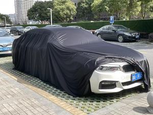 Vente en gros de protection de luxe de haute qualité pour éviter les rayures housse de révélation de voiture en soie noire pour salle d'exposition - Product Image 4