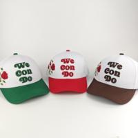 Gorras de Béisbol al por Mayor de Tela de Rizo Vintage con Patrón Argyle, Gorra Trucker de 6 Paneles con Bordado de Logotipo Personalizado, de Algodón