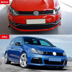 Kit Carrozzeria Migliorato per <span class=keywords><strong>Volkswagen</strong></span> <span class=keywords><strong>POLO</strong></span> in Stile <span class=keywords><strong>R</strong></span>: Paraurti Anteriore, Diffusore Posteriore, Minigonne Laterali, Griglia e Labbro Anteriore - Product Image 6