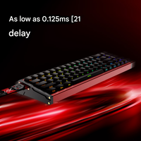 IROK MG68 clavier de commutateur magnétique à corps en alliage d'aluminium complet 65% TKL échange à chaud RGB programmable clavier de jeu filaire à faible latence