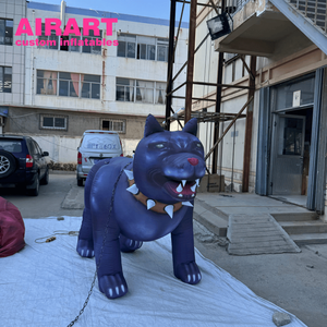 Gigante aterrador inflable demonio perro inflable perro Animal Halloween embrujado espeluznante atmósfera Decoración - Product Image 3