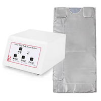 Couverture de sauna pour le drainage lymphatique à 3 zones, amincissement du corps, perte de poids, détoxification, chauffage, spa à domicile
