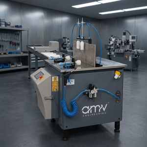 เครื่องตัดโปรไฟล์ UPVC และอลูมิเนียมอัตโนมัติเต็มรูปแบบ AMV ENGINEERING ทนทาน ใช้งานง่าย หัวเลื่อยเดี่ยว สำหรับประตูและหน้าต่าง - Product Image 2
