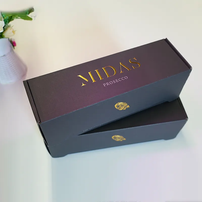 Custom Shipping Boxes With Logo Packaging Luxury Drinks Wine Cosmetics Branded Clothing Packaging Gift Box Packaging