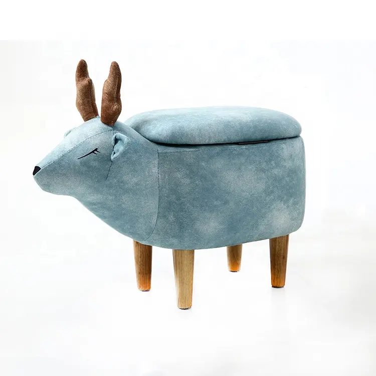 プーフフットスツール動物キッズルーム家具フットスツールプーフチェアtabure poef sgabello taburete tabouret nordic horse stools