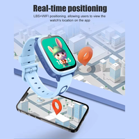 Montre connectée pour enfants 2026 D53 avec carte SIM, appel SOS, positionnement LBS+WIFI, écran 1,83 pouces, appels vidéo, mode classe, montre intelligente 4G pour enfants