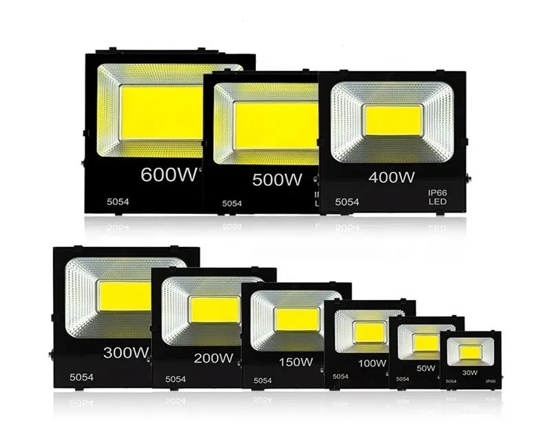 방수 Ip66 Led 프로젝터 램프 10w 20w 30w 50w 100w 200w 300w 400w 휴대용 Led 투광 조명 야외 홍수 조명