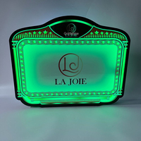 Panneau d'affichage LED à messages défilants programmable avec logo personnalisé pour application, idéal pour discothèques, bars, affichage VIP et présentation de service de bouteilles