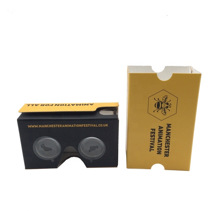 Boîte à outils 3D Google carton 2 Vr avec impression de Logo lunettes 3D Vr 2.0