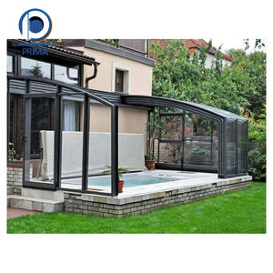 Prime – chambre en verre de haute qualité, maison préfabriquée, véranda incurvée, chambre en verre extérieure, véranda - Product Image 4