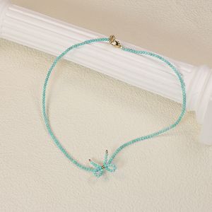 Vente en gros collier turquoise de bonne qualité chaîne collier pour filles nouveau style de bracelet à la mode - Product Image 1