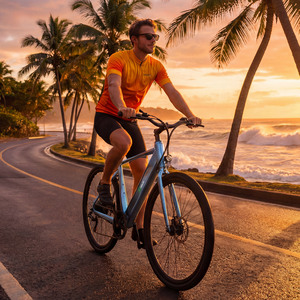 Bicicleta Eléctrica Urbana con Batería Oculta de 36V 10.4AH, Motor sin Escobillas de 250W, 45 km de Autonomía, Disponible en Almacén de la UE - Product Image 1