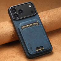 Étui de téléphone SUTENI pour iPhone 18 Pro Max avec support et porte-cartes, texture givrée effet litchi, en similicuir de luxe, compatible 17 16 Plus 15 14 13 12
