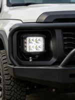 Feux de travail latéraux à LED bicolores 12V 24V, 35W, rouge et ambre, pour conduite tout-terrain, étanches IP67, pour camion, VTT, SUV