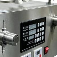 Machine de remplissage à pompe à engrenages magnétique de haute précision à double tête Zhongjie pour les aliments, les boissons et les liquides chimiques