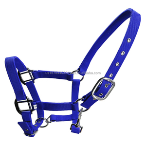 อุปกรณ์บังเหียนม้าไนลอนบังเหียนบังเหียนบังเหียนม้าหนาควบคุมบังเหียนม้า - Product Image 2