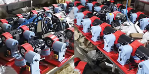 Gear Shaping Vertical Gear <b>Hobbing</b> Machine Steel Machining Metal Manual Steady Easy Operating 220V - Product Image 6