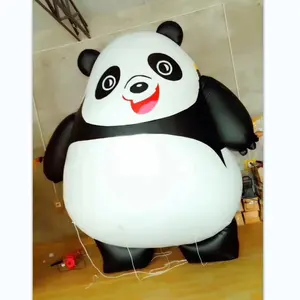 Custom Design Inflatable Panda Mascot High Quality Inflatable Decoration Balloon With Air Blower