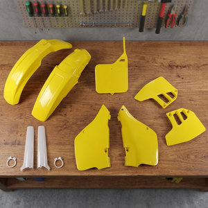 101 giallo Kit di plastica completa per Suzuki RM 125 1992 modello anno moto accessori - Product Image 2