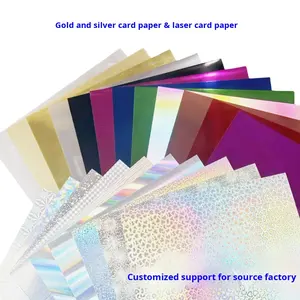 ليزر سميك ملون مشهور عبر الحدود ، بطاقة ذهبية ، بطاقة فضي ، مرآة حيوان أليف من رقائق الألومنيوم - Product Image 4