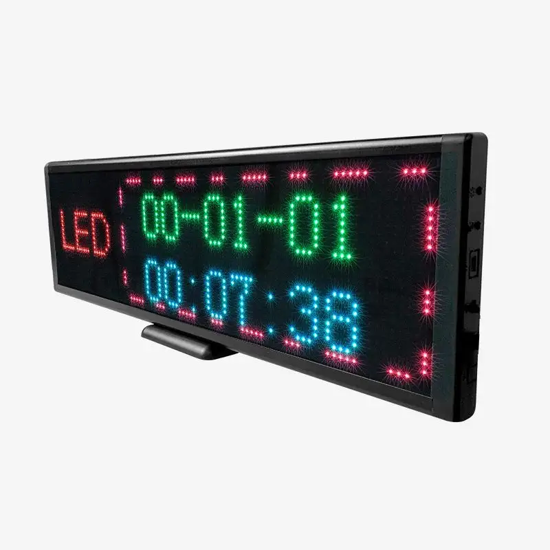 K2496 System Factory Price LED Screen Shenzhen Taxi Light Top Type Led P5 Indoor Car Rear Window Mobile Advertising Display