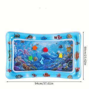 Meilleur tapis de jeu gonflable unisexe en PVC écologique pour bébés, idéal pour le temps sur le ventre, les jeux à la maison, la piscine et les sports aquatiques - Chine - Product Image 1