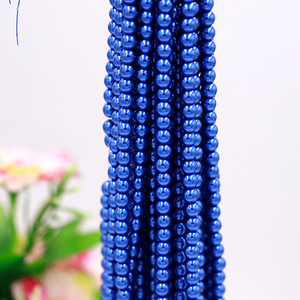 Perles d'imitation en verre haute brillance, 6 8 10 12mm, multicolores, rondes, en vrac, pour la fabrication de bijoux DIY, paquet en vrac - Product Image 3