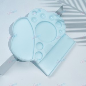 <span class=keywords><strong>Palette</strong></span> en silicone surdimensionnée pour lifting des cils et laminage des sourcils <span class=keywords><strong>Palette</strong></span> réutilisable pour plateau de teinture des sourcils de marque privée personnalisée - Product Image 5