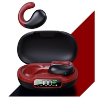 Nouveaux modèles tendance d'écouteurs sans fil TWS avec indicateur de batterie LED, étanchéité IPX5, port Type-C, basses HIFI, casque sport blanc/noir