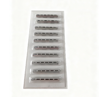 Herramienta de crimpado para protectores de empalmes mecánicos de fibra óptica FTTH, abrazadera de fibra de acero inoxidable/nylon, funda de protección para uniones de cable