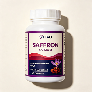 Suplemento Dietético de Extracto de Azafrán de Marca Privada, Antioxidante, para el Estado de Ánimo, la Memoria y la Energía, 60 Cápsulas - Product Image 1