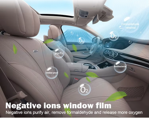 Film de voiture en céramique nano-ionique négative, film teinté pour vitres de haute qualité à rejet infrarouge, 2,5 MIL, technologie de pulvérisation par magnétron - Product Image 3