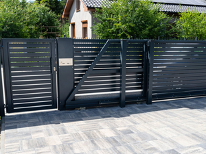 Suministro directo de fábrica Paneles de valla de <span class=keywords><strong>metal</strong></span> de persiana de aluminio de alta calidad para jardín al aire libre - Product Image 6