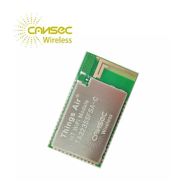 Cansec TA3235SFSA-C nirkabel TI CC3235SF modul WiFi daya rendah 802.11 a/b/g/n: 2.4 GHz dan 5 GHz