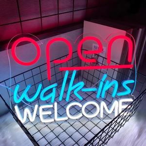 Customizable <strong>Open</strong> Acrylic LED Neon <strong>Sign</strong> for Store Business Logo Design Wall Gaming Room Decoration - Product Image 2