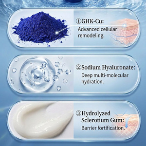 Siero Antirughe Elasticizzante Antiossidante Evia Beauty Personalizzato con Peptide di Rame Blu GHK-Cu e Acido Ialuronico per Riparazione Anti-Età - Product Image 4