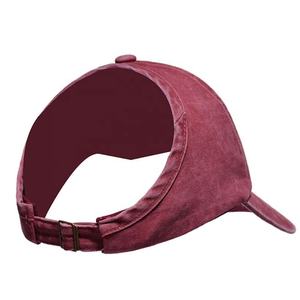 Casquette de baseball en jean délavé à l'acide couleurs vintage casquette de baseball pour hommes demi-coton dos ouvert <span class=keywords><strong>Afro</strong></span> bouffée imprimé léopard chapeau rafraîchissant de soleil sportif - Product Image 4