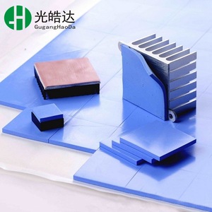 Guanghaoda แผ่นซิลิโคนนำความร้อน6W สารหน่วงไฟ V0สีฟ้าสำหรับ CPU กระจายความร้อน - Product Image 3