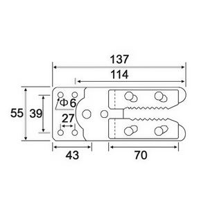 Connecteurs de canapé sectionnel robustes 135mm 137mm, attaches de fixation pour canapé, quincaillerie de mobilier - Product Image 2