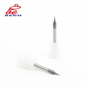 Tungsten Carbide 0.5mm Micro Size Endmill voor CNC
