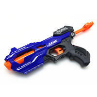 Ensemble de jeu Air Power Pistolet jouet à balles EVA avec cible de tir, balles complètes adaptées à l'âge de 6 ans