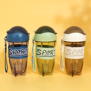 Large Capacity Food Grade <b>Protein</b> Shaker <b>Bottle</b> with Metal Ball for Gym Workout and Fitness Lovers - Product Image 3