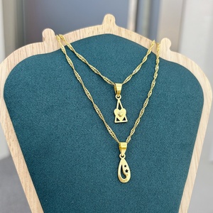 JXX Fashion Custom Wholesale High Quality Brass Classic Kiribati <b>Set</b> 24K <b>Gold</b> Plated Drop <b>Earrings</b> Pendant for Weddings Gifts - Product Image 4